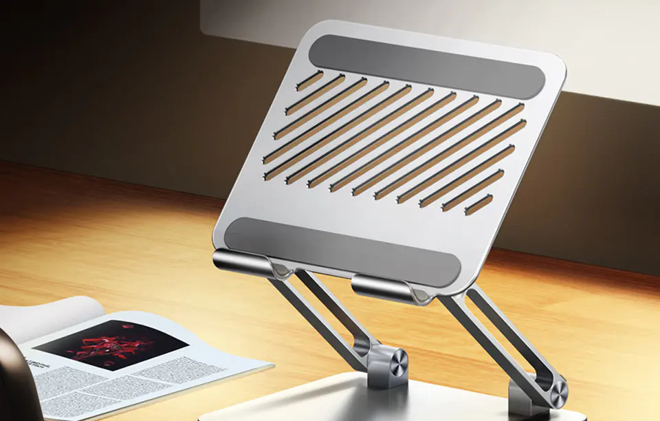 Tablet stand UGREEN LP339, 4.7-12.9'', foldable (Silver)