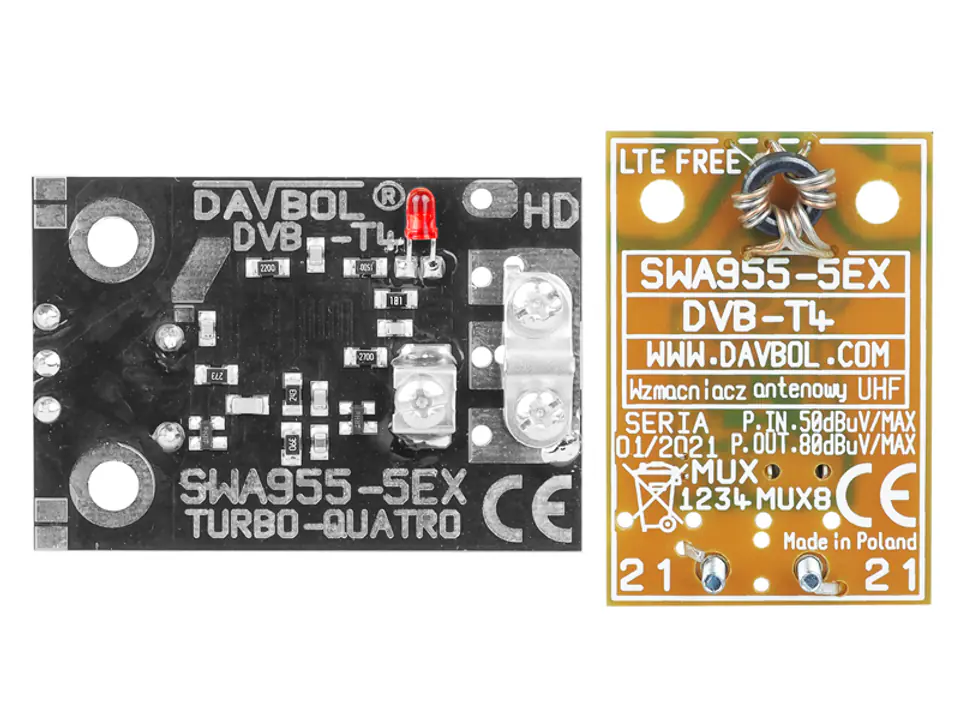 5 szt. Wzmacniacz antenowy SWA-955-5EX. | Wasserman.eu