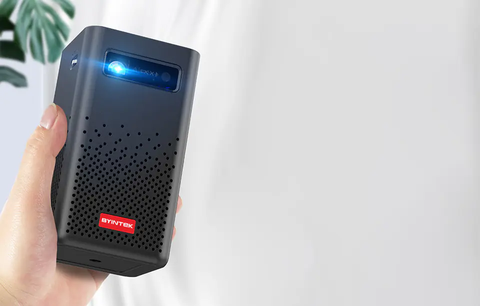 Wireless Mini Overhead Projector / Projector BYINTEK P20 DLP 3D 4K Android OS