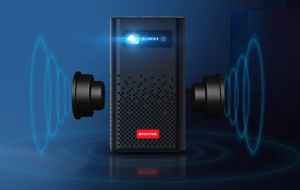 Wireless Mini Overhead Projector / Projector BYINTEK P20 DLP 3D 4K Android OS