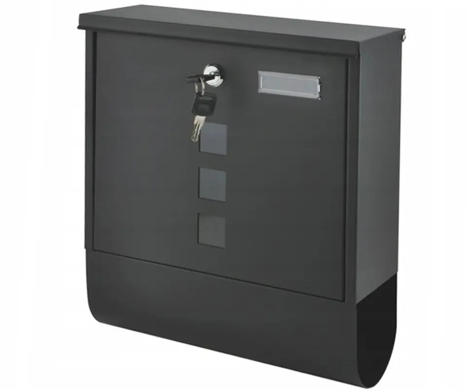 Steel letterbox