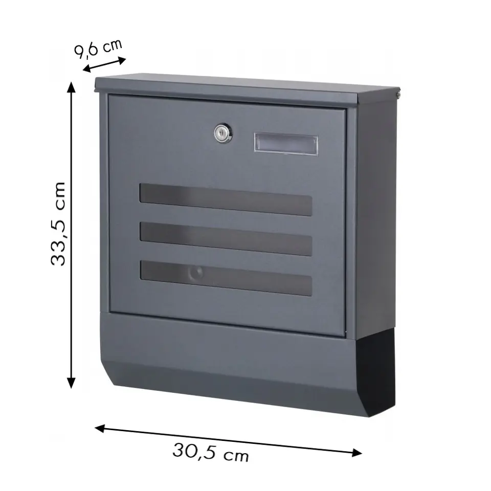 Letterbox newspaper stainless steel