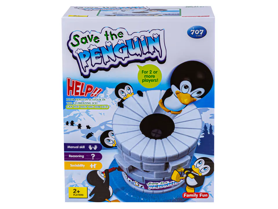 Gra Zręcznościowa Wieża URATUJ PINGWINA Save the Penguin