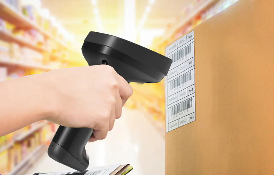 Deli Wireless Barcode Reader E14953W