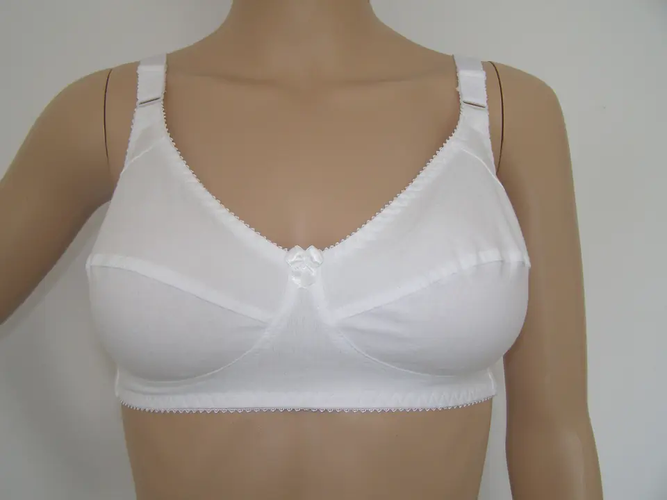 COTTON BRA GR. A-D black, size 75D