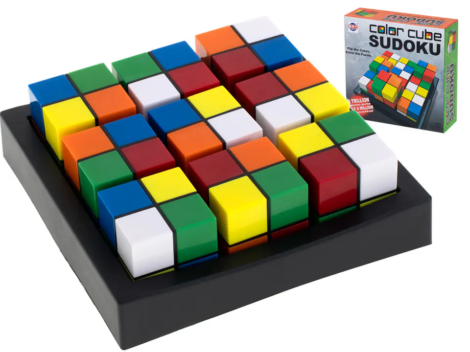 Sudoku cube puzzle game