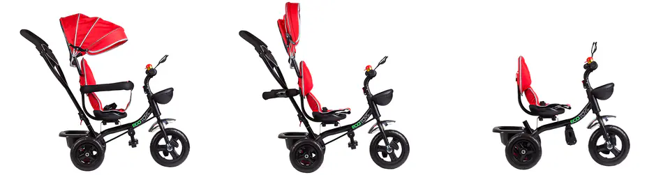 Tricycle with swivel seat Red