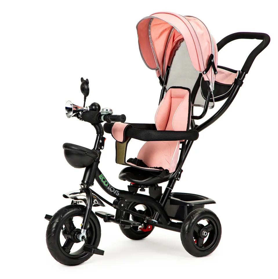 Tricycle, rotatable seat, stroller seat