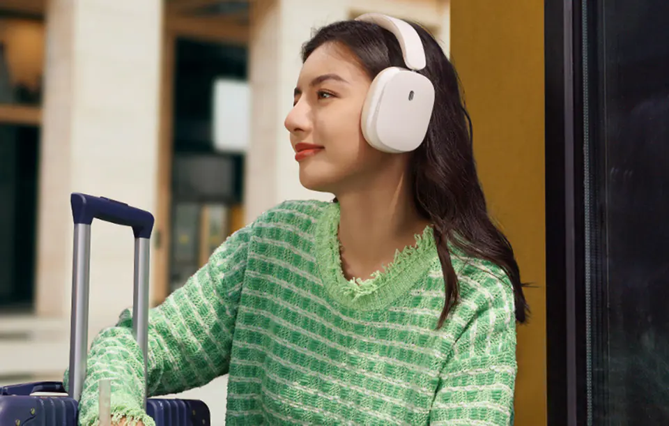 Baseus Bowie H1 Bluetooth 5.0 Headphones (White)