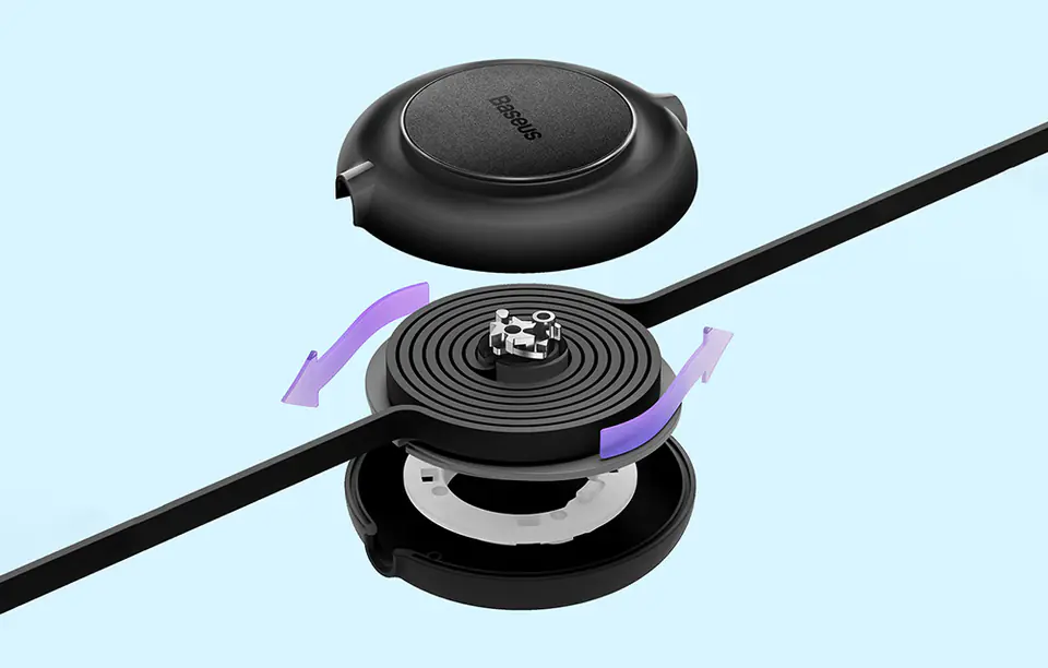 Baseus Bright Mirror 2 USB 3in1 cable, micro USB / Lightning / USB-C, slim, 3.5A, 1.1m (black)