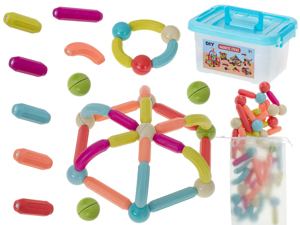 Magnetic blocks for toddlers 50 pieces