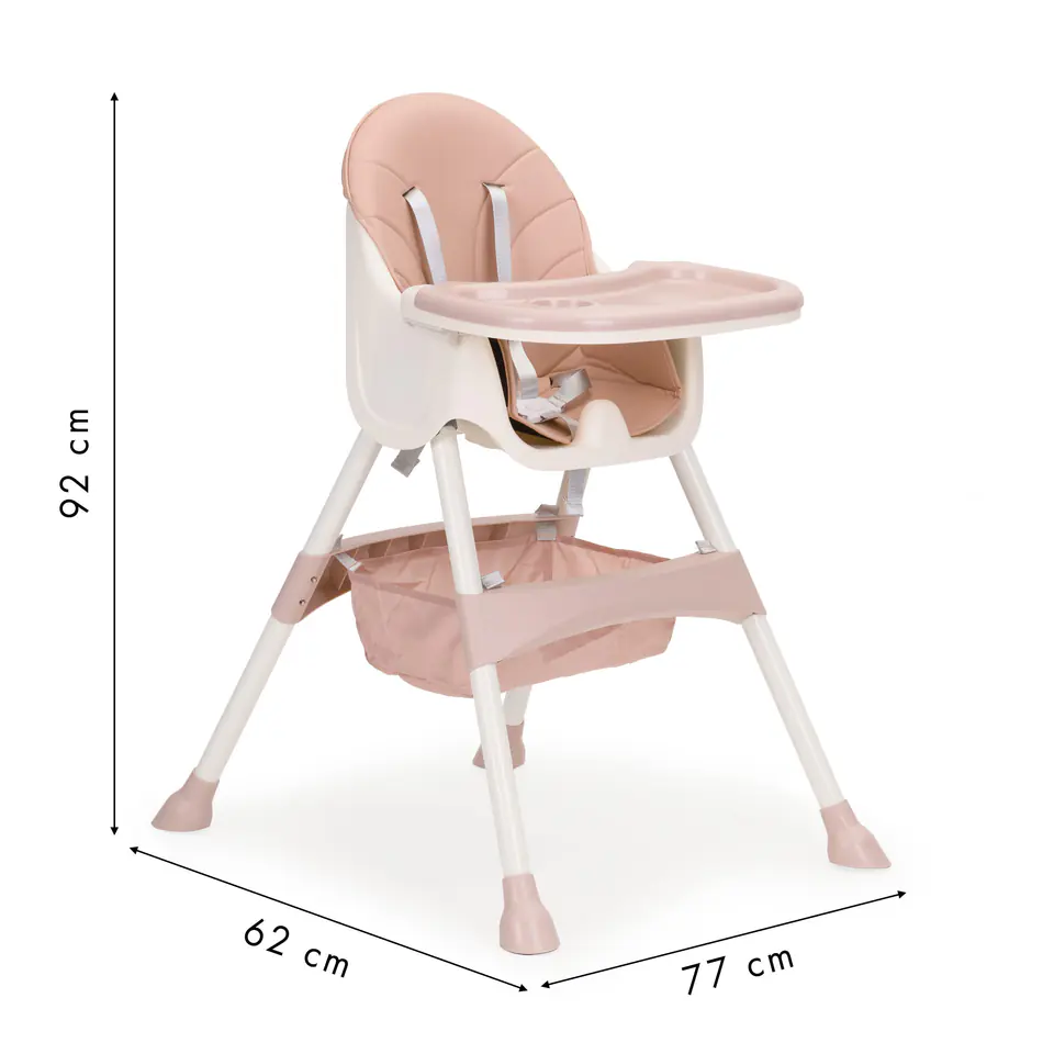 Feeding chair 2in1 pink Ecotyos