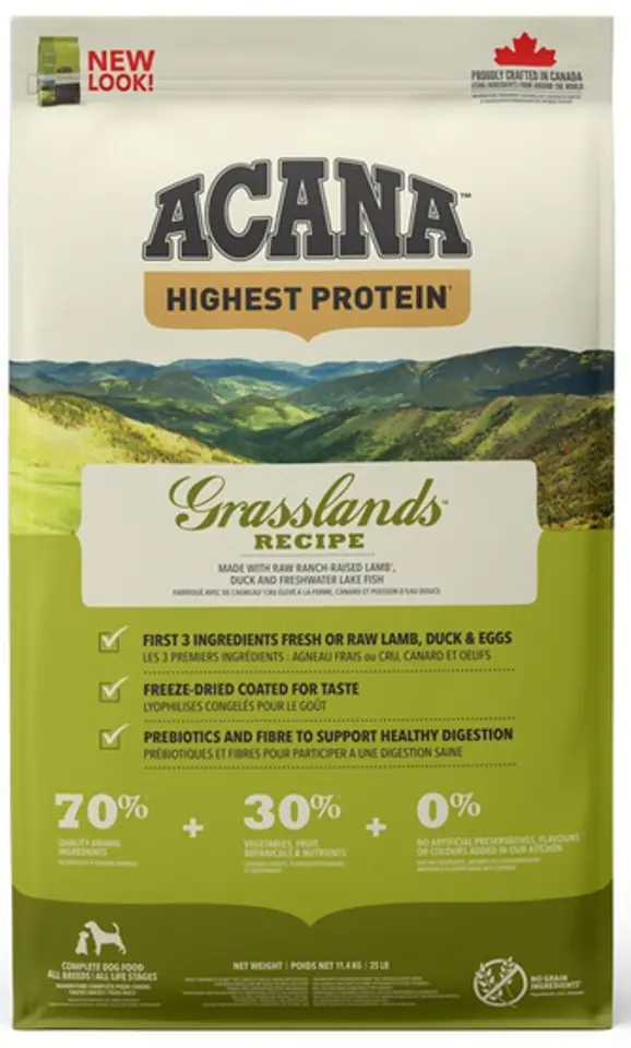 Acana grassland 11.4 kg sale