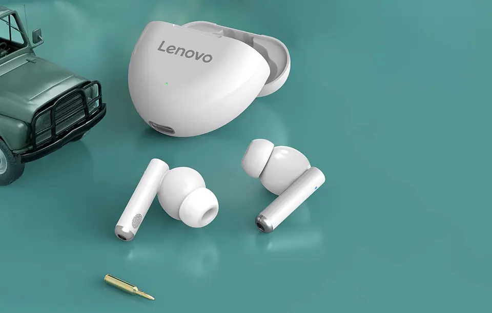 TWS Headphones Lenovo HT06 White Wasserman.eu