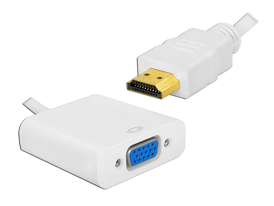 Przejście, adapter wtyk HDMI - gniazdo VGA