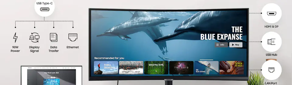 Samsung 34&quot; VA LS34A650UXUXEN &quot;SAMSUNG DLA BIZNESU&quot;
