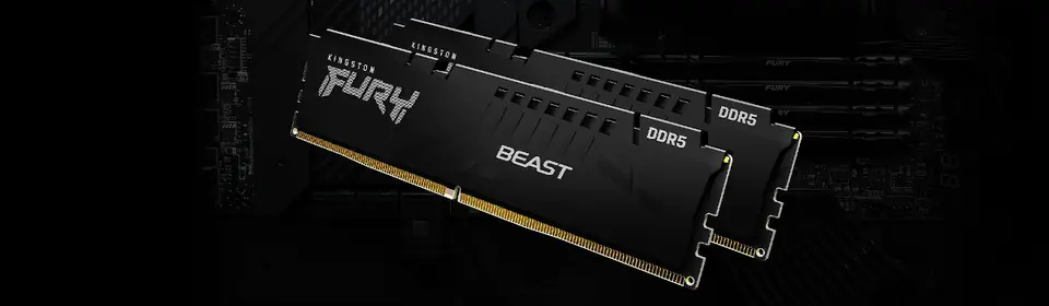 KINGSTON DDR5 32GB 6000MT/s CL30 DIMM (Kit of 2) FURY Beast Black EXPO
