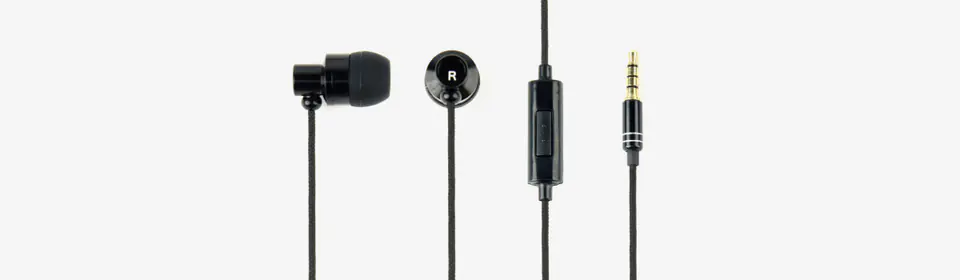 Gembird Metal earphones with microphone "Paris" 3.5 mm, Black, Built-in microphone