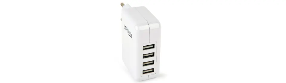 EnerGenie Universal USB charger EG-U4AC-02 White