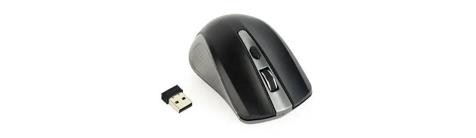 Gembird MUSW-4B-04-GB 2.4GHz Wireless Optical Mouse, USB, Wireless connection, Spacegrey/Black