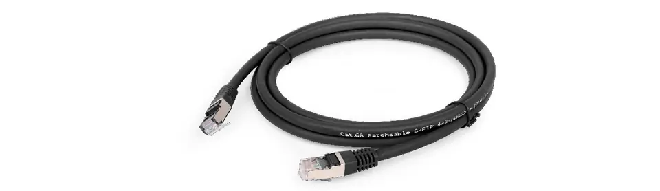 Kabel kat.6A SFTP LSZH Patch cord 2m (czarny) Gembird