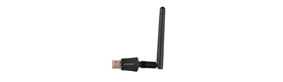 GEMBIRD WIRELESS WIFI USB 300MBPS NETWORK ADAPTER , DETACHABLE ANTENNA