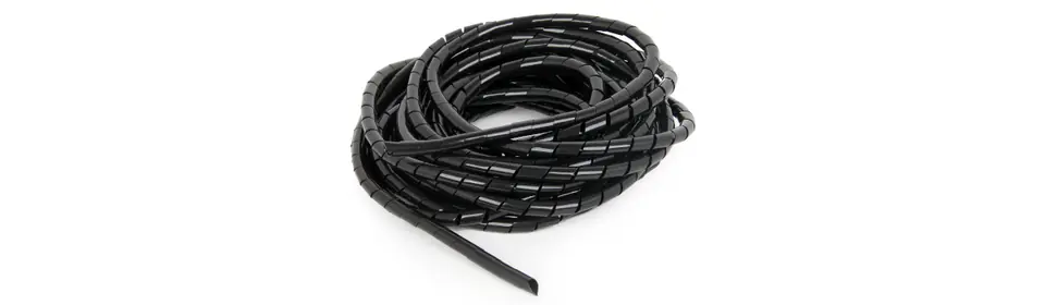Organizer cables - spiral 12mm 10m black