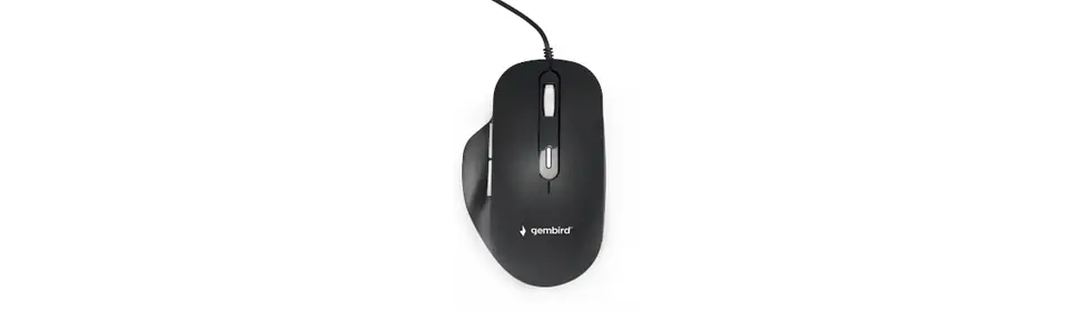 Gembird MUS-6B-02 mouse Right-hand USB Type-A Optical 3600 DPI