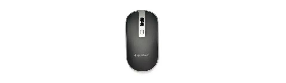 Gembird MUSW-4B-06-BS 4-button wireless optical mouse 1600 DPI, black-silver