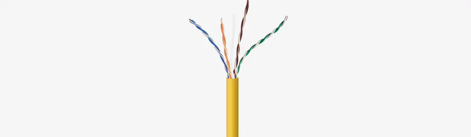 UTP network cable Gembird UPC-5004E-SOL-B cat. 5e, wire 305m (yellow)