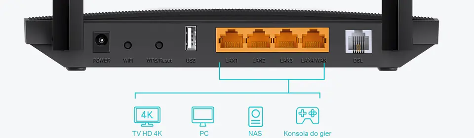 Router/modem ADSL TP-Link Archer VR400