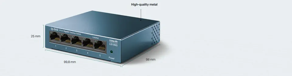 Switch TP-LINK TL-LS105G (5x 10/100/1000Mbps)