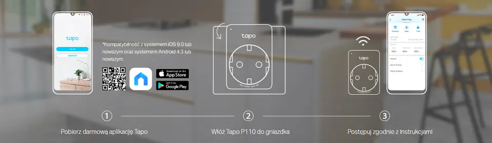 Gniazdko Smart Plug WiFi Tapo P110