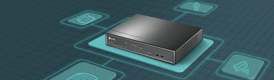 TP-Link TL-SF1008LP network switch Unmanaged Fast Ethernet (10/100) Power over Ethernet (PoE) Black