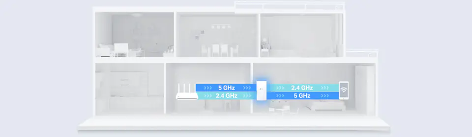 Wzmacniacz sygnału bezprzewodowego TP-Link RE500X