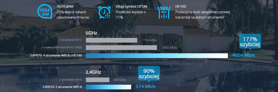 Punkt dostępowy TP-Link EAP670