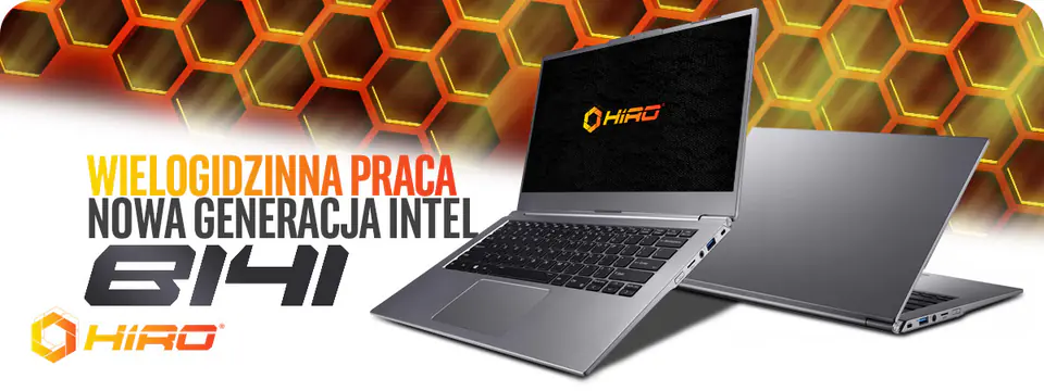 Laptop HIRO B141 14&quot; - i3-1115G4, 8GB RAM, 256GB SSD M.2, W11