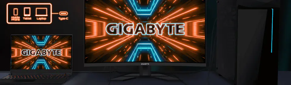 Gigabyte Gaming Monitor M32UC-EK 32", VA, UHD, 3840 x 2160, 16:9, 1 ms, 350 cd/m², Black, 144 Hz, HDMI ports quantity 2