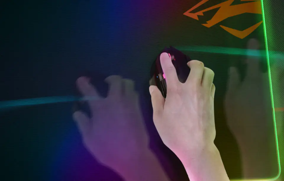 Blitzwolf BW-MP1 Mouse Pad, RGB (Black)
