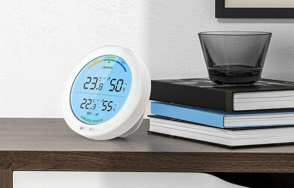 Blitzwolf BW-WS01 Wi-Fi Wireless Weather Station (White)