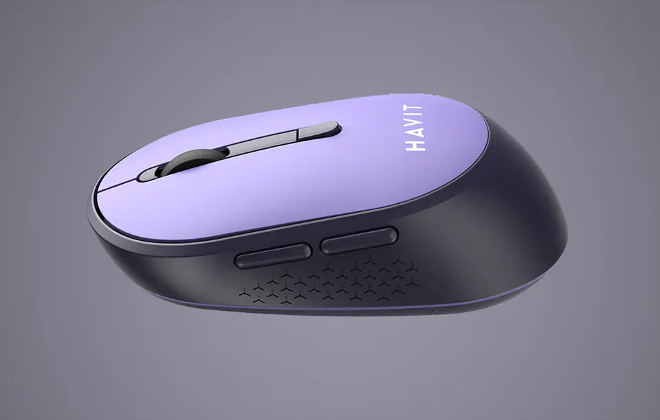 Bezprzewodowa mysz uniwersalna Havit MS78GT (fioletowa)