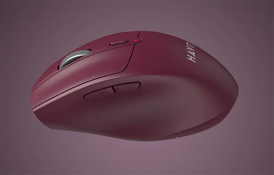 Havit MS61WB Wireless Mouse (burgundy)