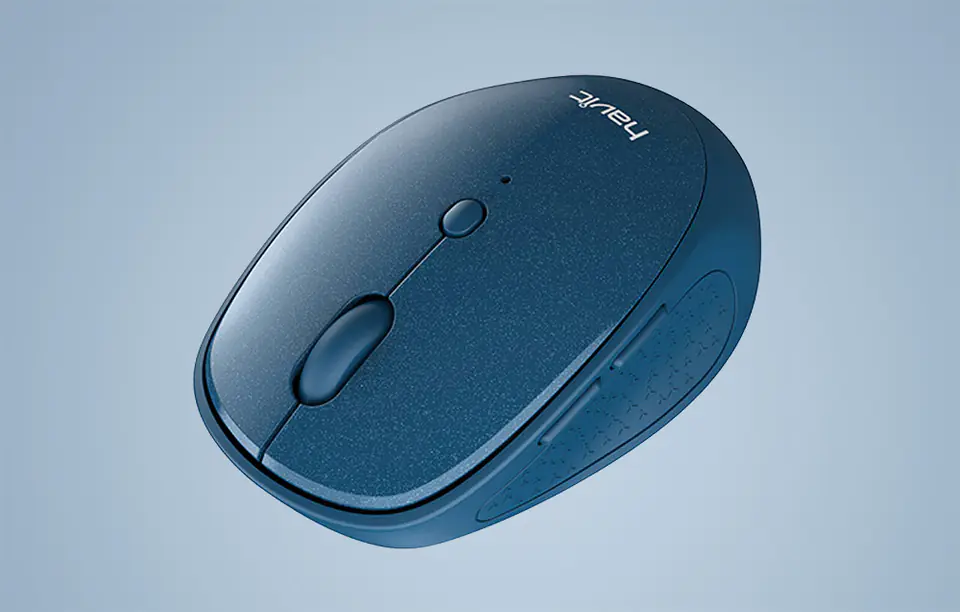 Bezprzewodowa mysz uniwersalna Havit MS76GT 800-1600 DPI (niebieska)