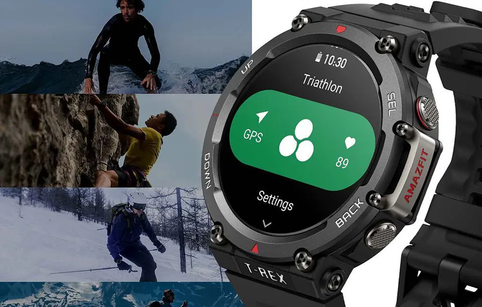 Smartwatch Amazfit T-Rex 2 (Ember Black)