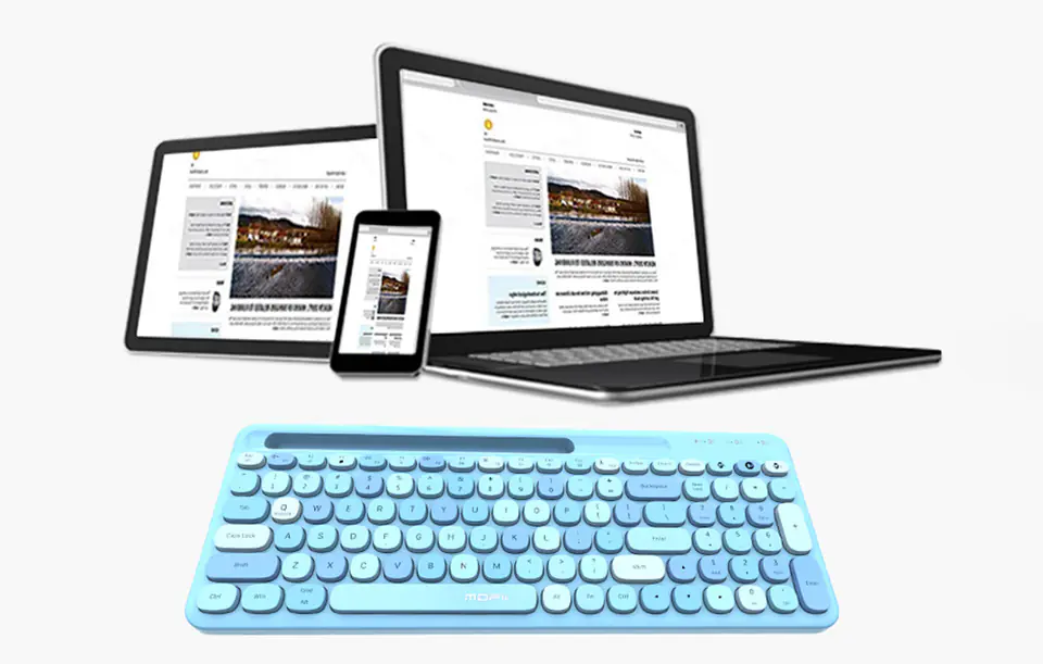 MOFII 888BT Wireless BT Keyboard (Blue)