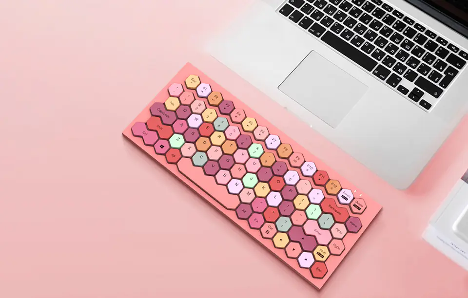 MOFII Phoenix BT Wireless Keyboard (Pink)