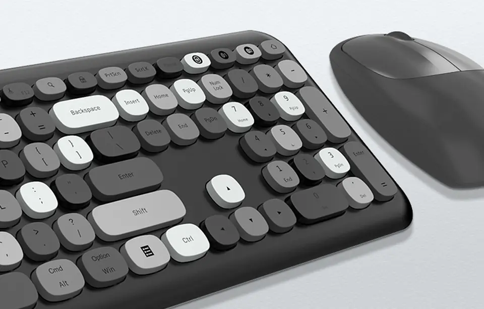 MOFII 666 2.4G Wireless Keyboard + Mouse Kit (Black)