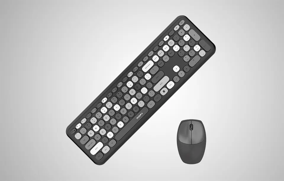MOFII 666 2.4G Wireless Keyboard + Mouse Kit (Black)