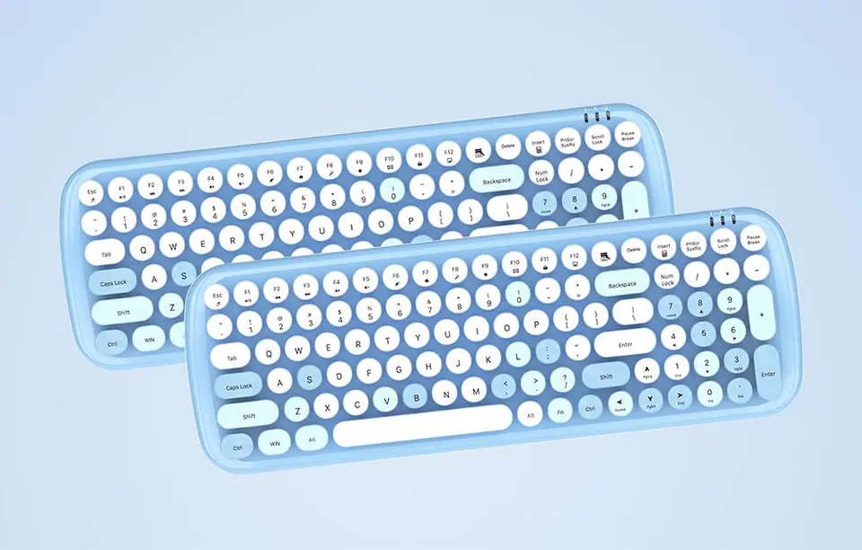 Wireless MOFII Candy XR 2.4G keyboard + mouse kit (blue)