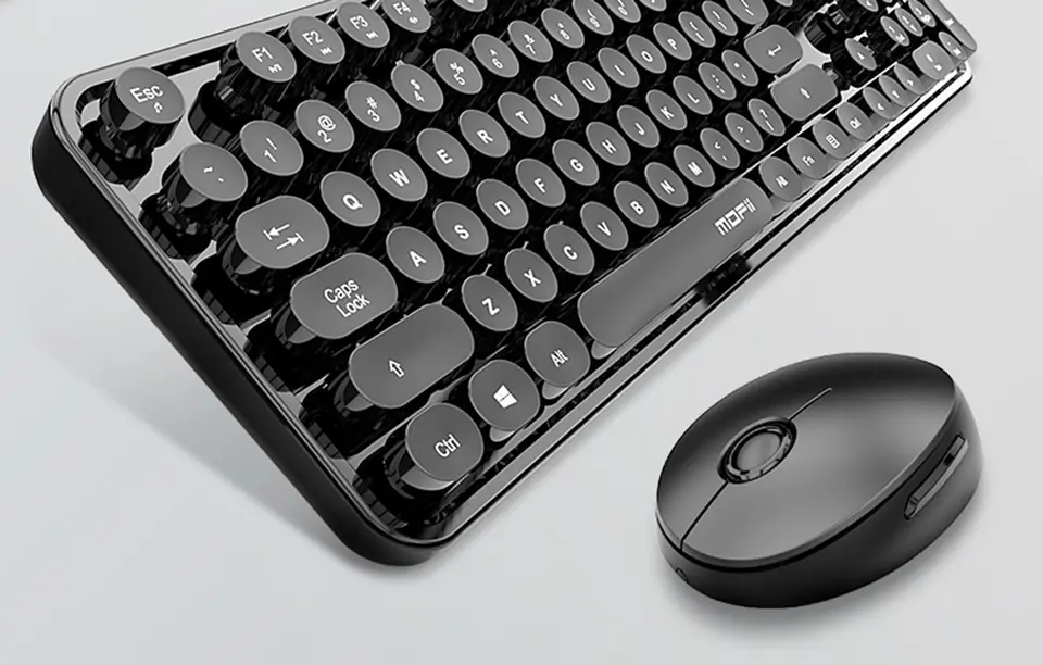 MOFII Sweet 2.4G Wireless Keyboard + Mouse Kit (Black)